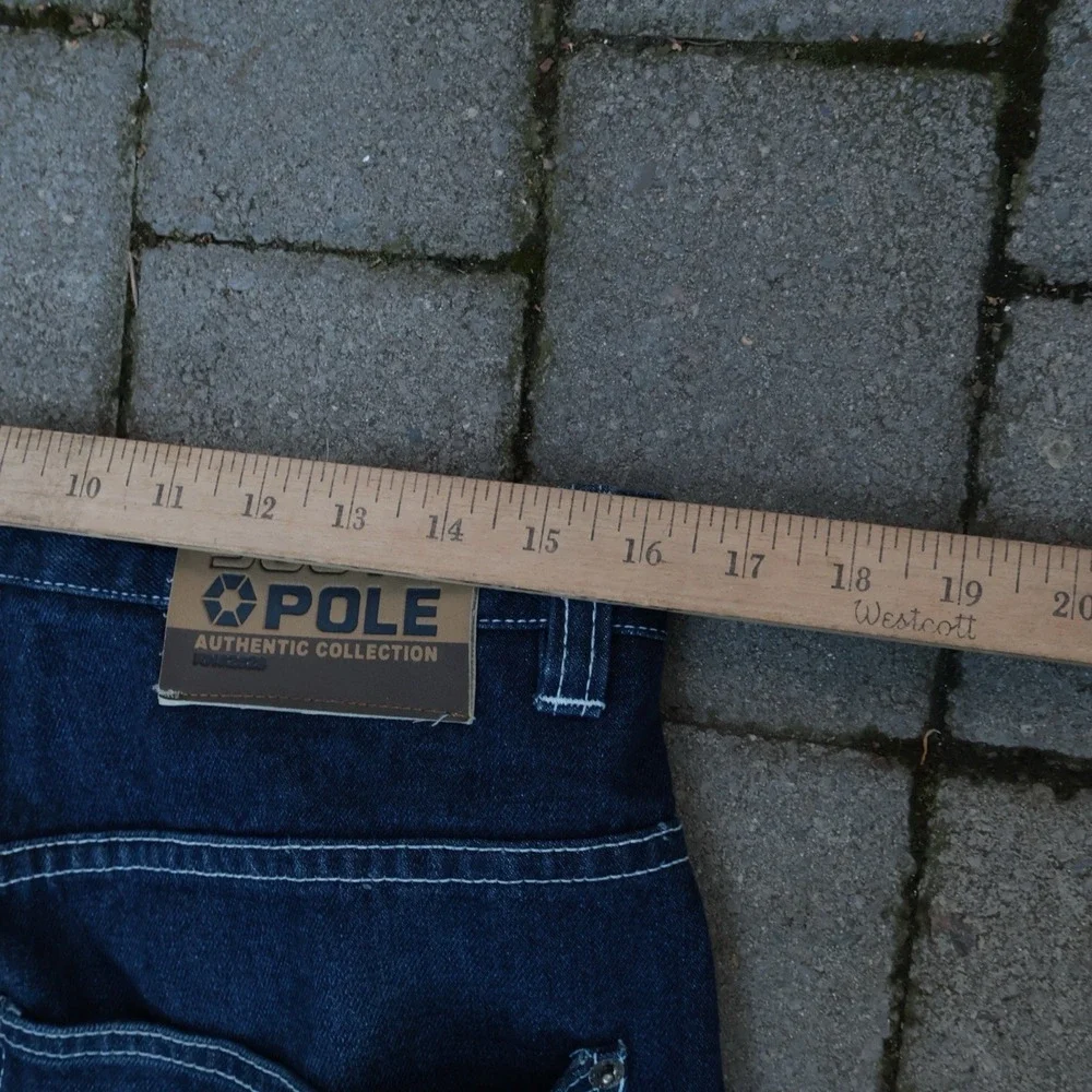 Vintage Southpole Brown Tab Baggy Jeans Size 32x31 Y2K Wide Leg Grunge Skater